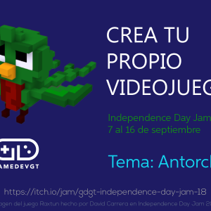 Desarrollá tu videojuego en el Independence Day Jam