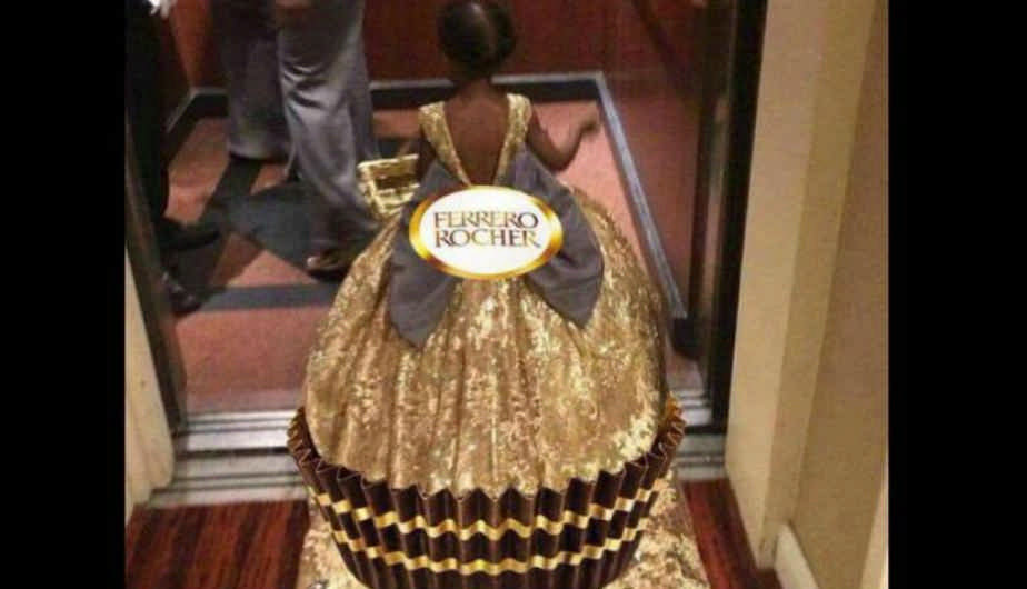 kid dress ferrero rocher